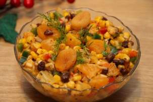 Домашний фруктово-овощной салат