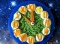 Салат «Новогодние часы» из брокколи, моркови и яиц