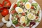 Салат с тунцом, яйцом и помидорами